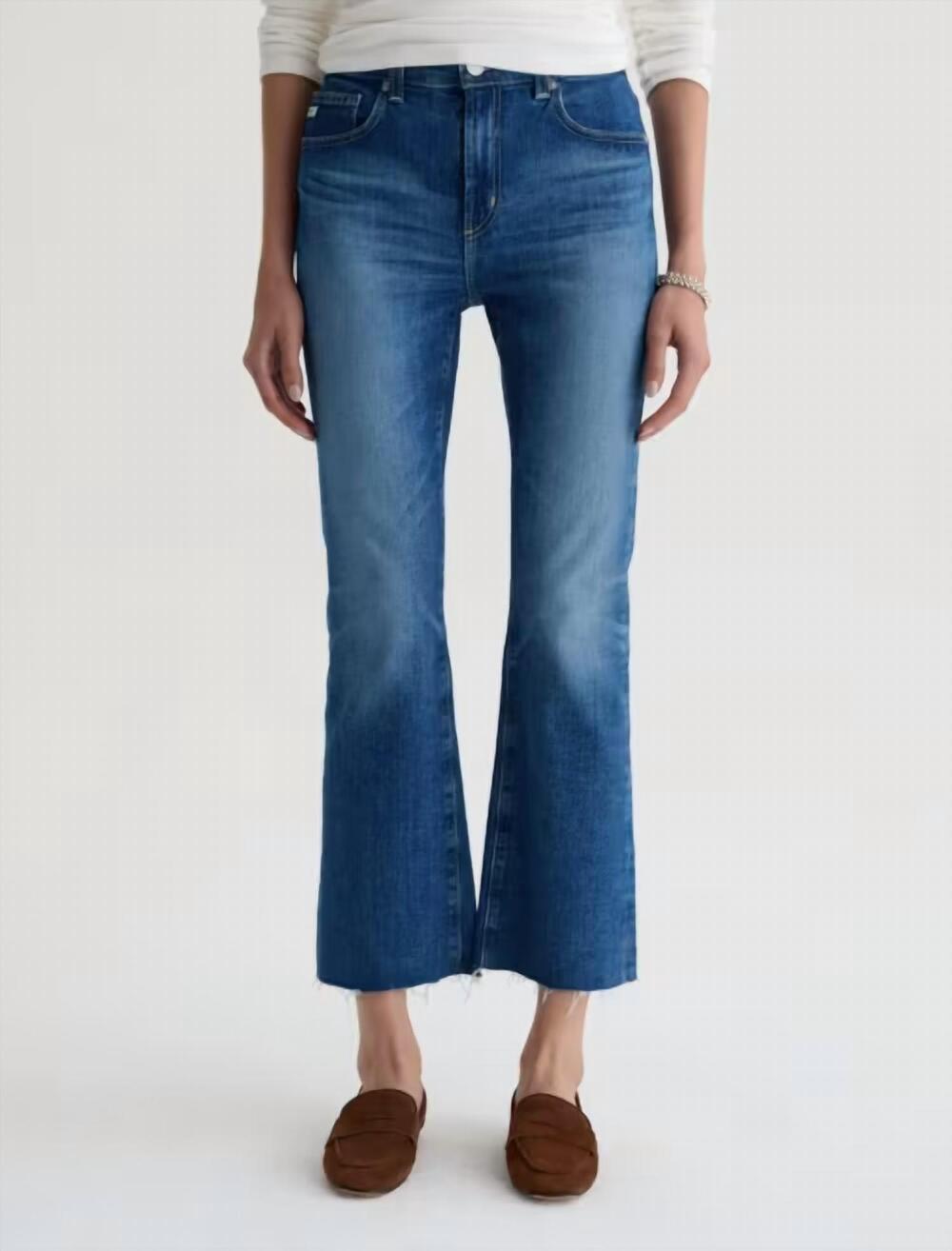 NEW AG JEANS farrah boot crop jean in owens valley
